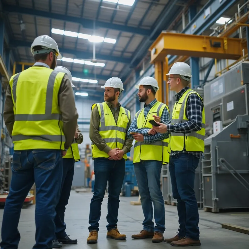 Visita a instalaciones de cliente industrial