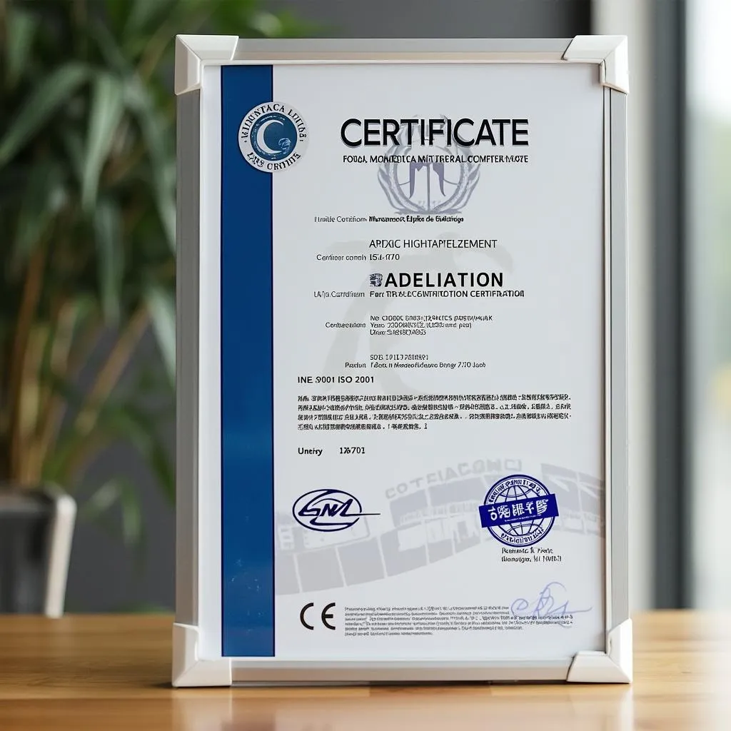 Certificación ISO 9001